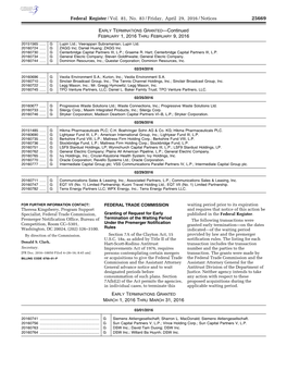 Federal Register/Vol. 81, No. 83/Friday, April 29, 2016/Notices