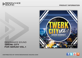 Twerk City for Serum Vol.1