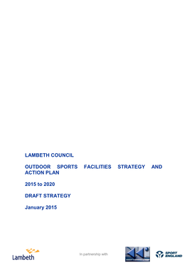 Lambeth Outdoor Sports Facilities Strategy And