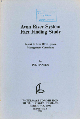 Avon River System Fact Finding Study