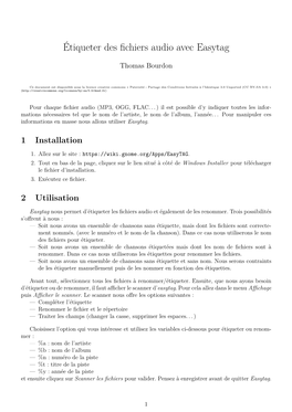 Étiqueter Des Fichiers Audio Avec Easytag