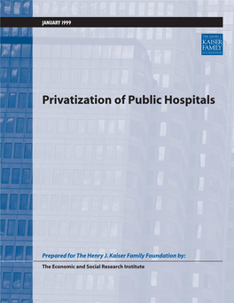 Privatization of Public Hospitals