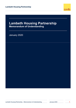 Lambeth Housing Partnership