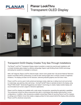 Transparent OLED Display