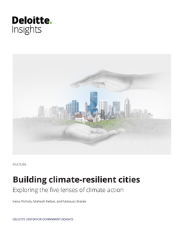 Building Climate-Resilient Cities Exploring the Five Lenses of Climate Action