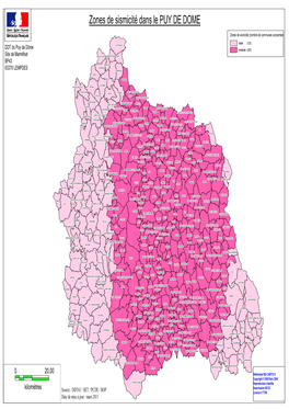 Carte Sismicité