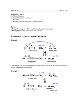 Mar 28 2017 Chem 261 Notes