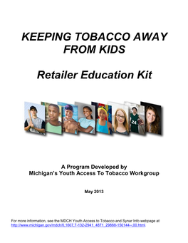 Keeping Tobacco Away from Kids Retailer Education Kit