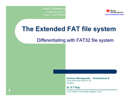 The Extended FAT File System