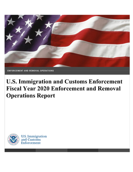 Fiscal Year 2020 Enforcement and Removal Operations Report Table of Contents Executive Summary