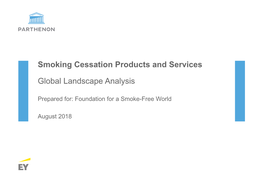 Smoking Cessation Landscape Analysis