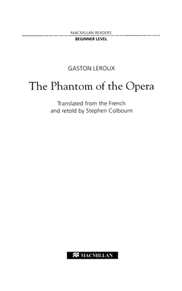 The Phantom of the Opera