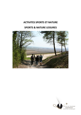 Activites Sports Et Nature Sports & Nature Leisures
