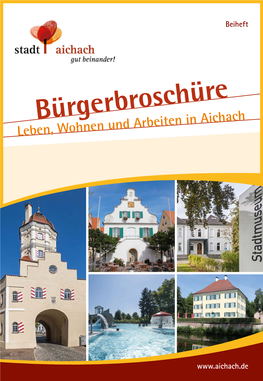 Bürgerbroschüre Der Stadt Aichach