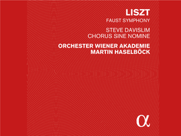 Orchester Wiener Akademie Martin Haselböck Steve Davislim Chorus Sine Nomine