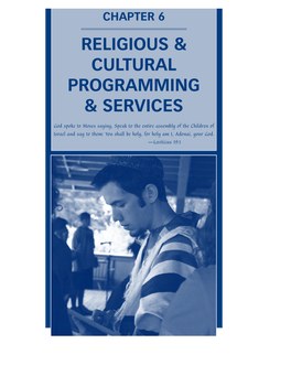 Religious & Cultural Programming & Services