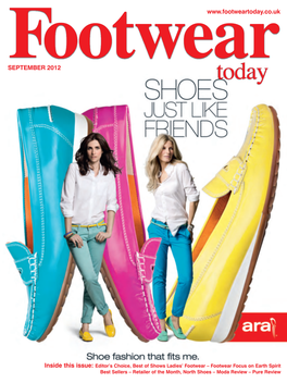 SEPTEMBER 2012 Tamaris Fp Sept12:Tamaris Fp Sept12 06/08/2012 12:15 Page 1 Footwear Sept12 P04-10:Footwear Jan10 P4 8 12/09/2012 11:16 Page 6