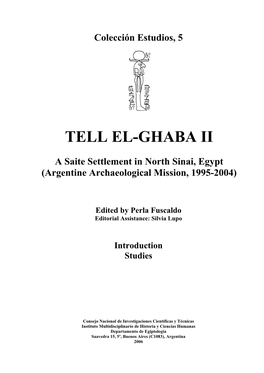 Tell El-Ghaba Ii