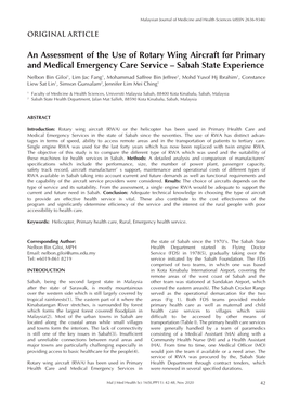 An Assessment of the Use of Rotary Wing Aircraft for Primary And