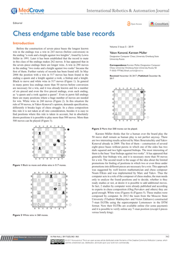 Chess Endgame Table Base Records