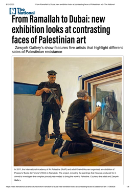 New Exhibition Looks at Contrasting Faces of Palestinian