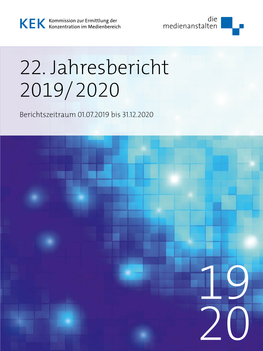 22. Jahresbericht 2019/ 2020