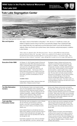 Tule Lake Segregation Center