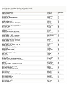 Accepted Lenders with City and State-2020-12-31-14-49-16.Xlsx