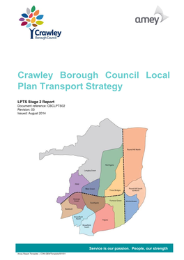 Crawley Borough Council Local Plan Transport Strategy