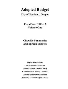 Download PDF File Adopted Budget Volume 1