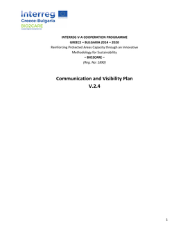 BIO2CARE Communication Plan.Pdf