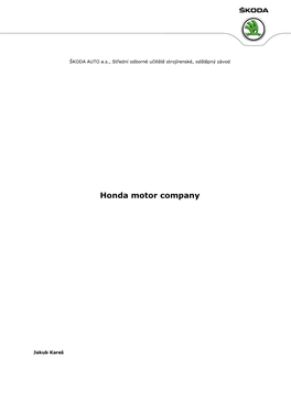 Honda Motor Company