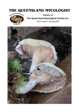 The Queensland Mycologist