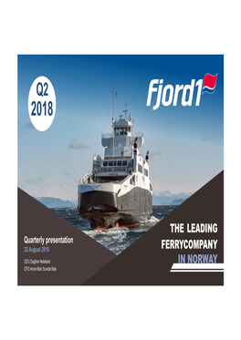 The Leading Ferrycompany in Norway