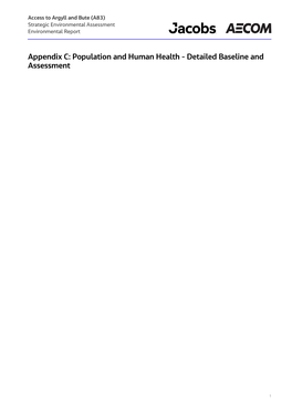 View SEA Appendix C Population and Human Health A83 Access to Argyll and Bute