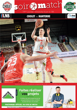 CHOLET Vs NANTERRE