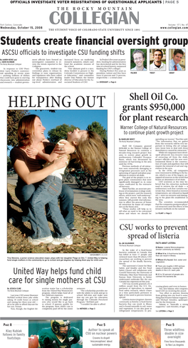 Collegian Oct 15 2008.Pdf (3.985Mb)