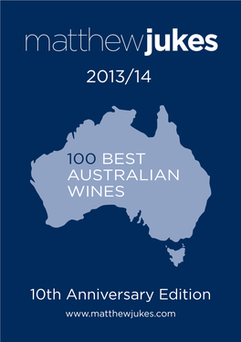 Matthew Jukes 100 Best Australian Wines 2013/14