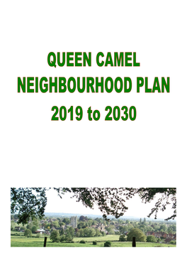 Foreword to the Draft Queen Camel Neighbourhood Plan 2019-2030
