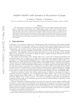 Implied Volatility Smile Dynamics in the Presence of Jumps