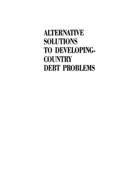 Country Debt Problems