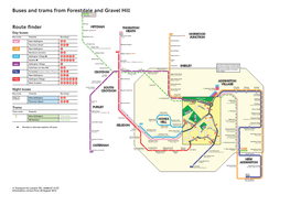 Buses and Trams from Forestdale and Gravel Hill Continues to Wimbledon