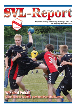 Wir Sind Pokal! Männliche B-Jugend Gewinnt Handballturnier Wichtige Termine Des SV Lurup