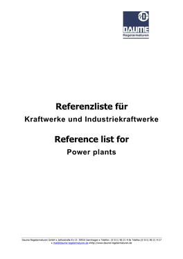 Referenzliste Für Reference List