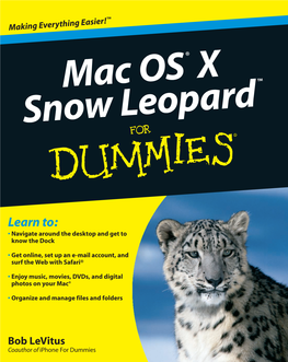 Mac OS X Snow Leopard for Dummies (ISBN