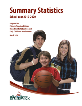 Summary Statistics School Year 2019-2020