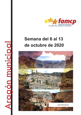 Aragón Municipal De Octubre2020 Semana Del6al13