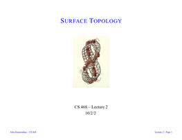 Surface Topology