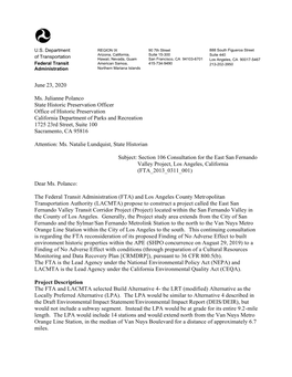 East San Fernando Valley Transit Corridor Project Final Environmental Impact Statement/Final Environmental Impact Report