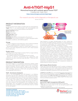 Anti-Htigit-Higg1 | Data Sheet | Invivogen